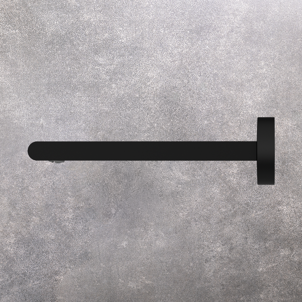 Nero Bianca Bath Spout 200mm Matte Black