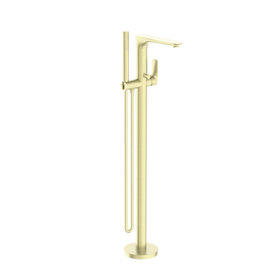 Bianca Freestanding Bath Mixer with Hand Shower Brushed Gold