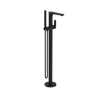 Bianca Freestanding Bath Mixer with Hand Shower Matte Black