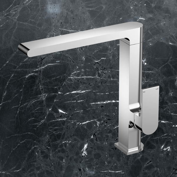 Nero Bianca Kitchen Mixer Chrome