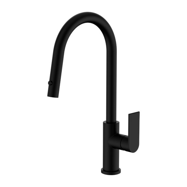 Nero Bianca Pull Out Sink Mixer with Vegie Spray Function Matte Black
