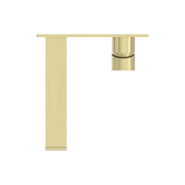 Nero Bianca Wall Basin/Bath Mixer 187mm Brushed Gold