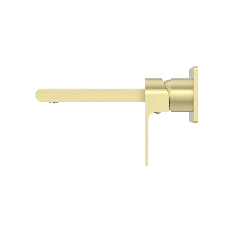 Bianca Wall Basin/Bath Mixer 187mm Brushed Gold