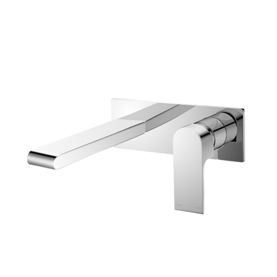 Bianca Wall Basin/Bath Mixer 187mm Chrome