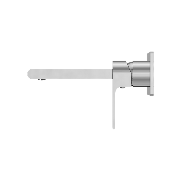 Nero Bianca Wall Basin/Bath Mixer 187mm Chrome