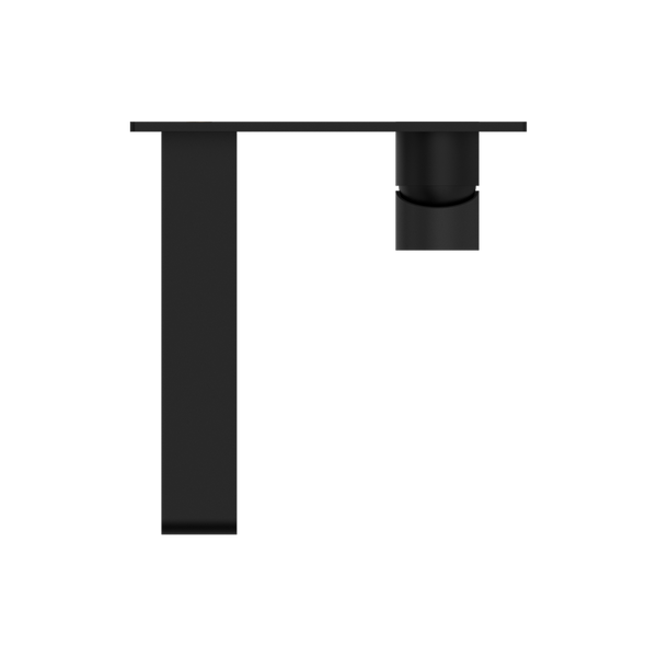 Nero Bianca Wall Basin/Bath Mixer 230mm Matte Black