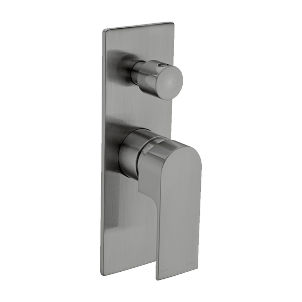 Nero Bianca Shower Mixer with Divertor Gunmetal