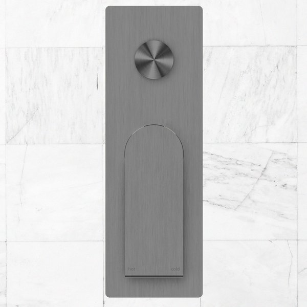 Nero Bianca Shower Mixer with Divertor Gunmetal