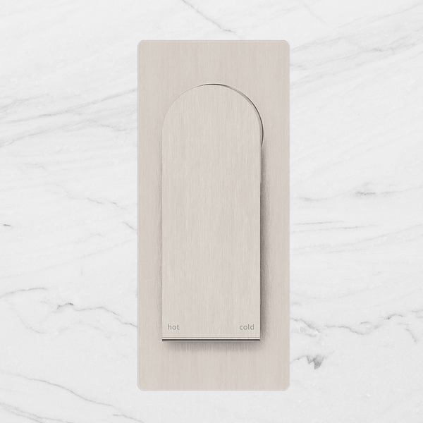 Nero Bianca Shower Mixer Brushed Nickel