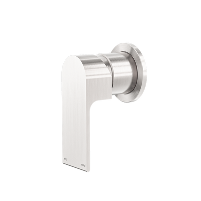 Bianca Shower Mixer with 60mm Round Plate Brushed Nickel