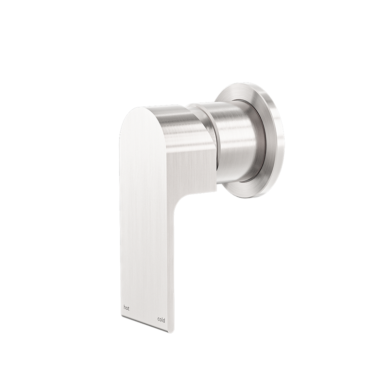 Bianca Shower Mixer with 60mm Round Plate Brushed Nickel