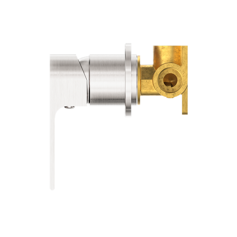 Bianca Shower Mixer with 60mm Round Plate Brushed Nickel
