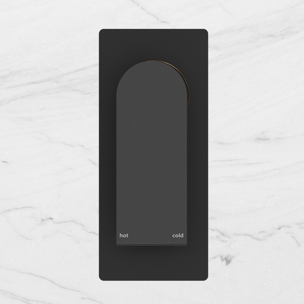 Nero Bianca Shower Mixer Matte Black