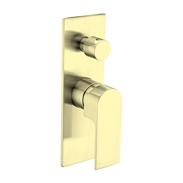 Nero Bianca Shower Mixer with Divertor Brushed Gold