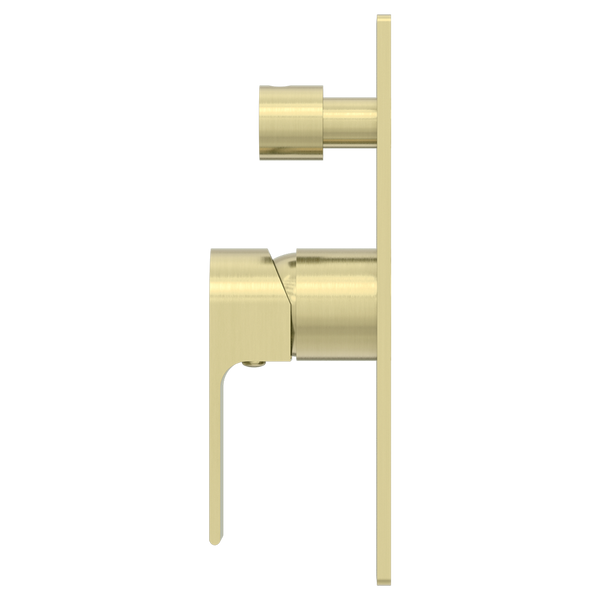 Nero Bianca Shower Mixer with Divertor Brushed Gold