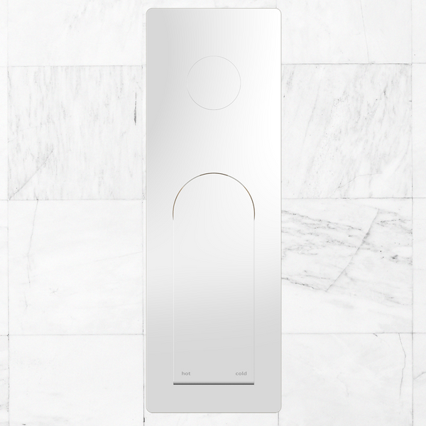 Nero Bianca Shower Mixer with Divertor Chrome