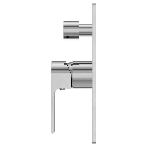 Nero Bianca Shower Mixer with Divertor Chrome