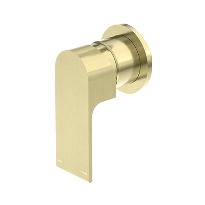 Bianca Shower Mixer with 80mm Round Plate Brushed Gold