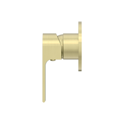 Bianca Shower Mixer with 80mm Round Plate Brushed Gold