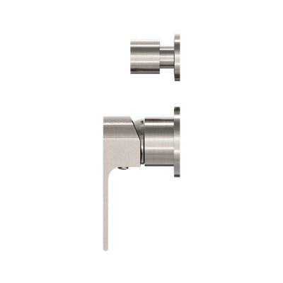 Bianca Shower Mixer with Divertor Separate Back Plate Brushed Nickel