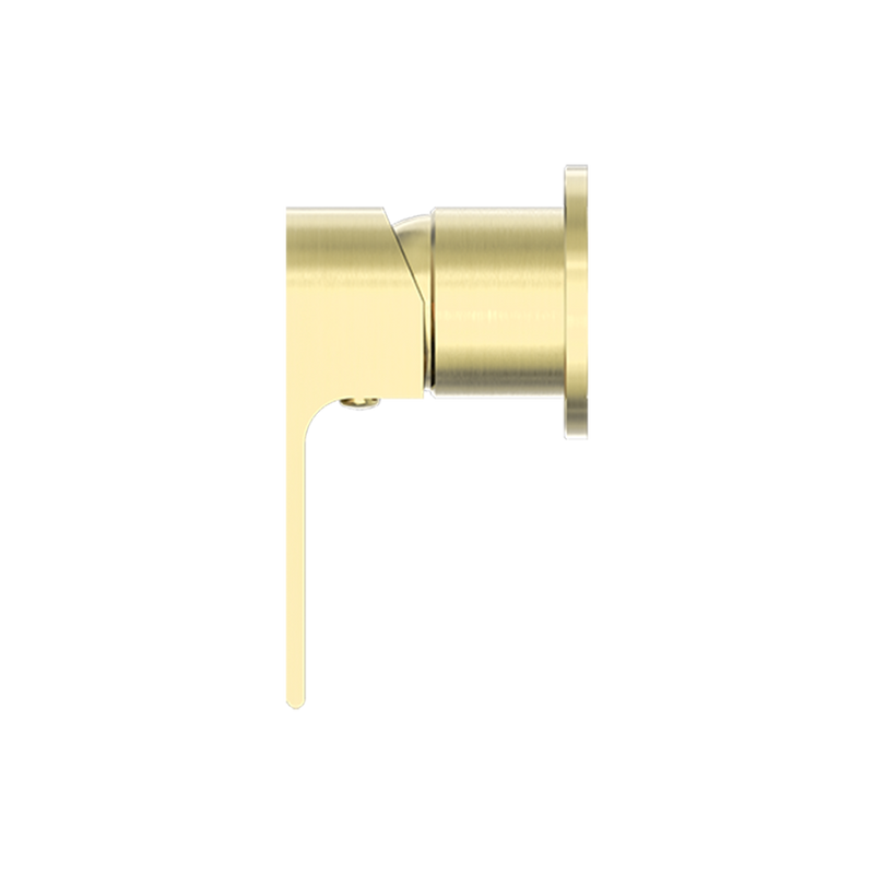Bianca Shower Mixer with 60mm Round Plate Brushed Gold