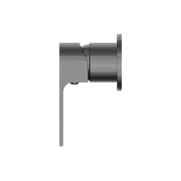 Nero Bianca Shower Mixer with 60mm Round Plate Gunmetal