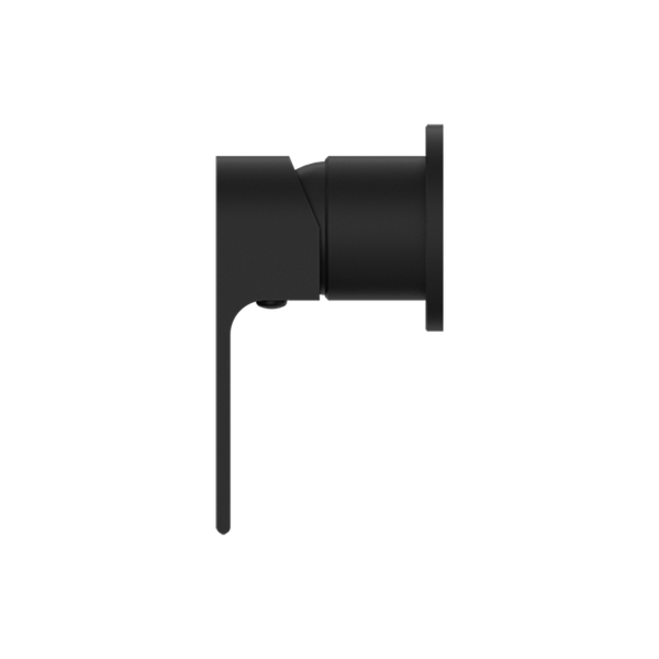 Nero Bianca Shower Mixer with 60mm Round Plate Matte Black