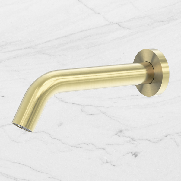 Nero Mecca Wall Mount Sensor Tap Brushed Gold