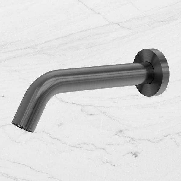 Nero Mecca Wall Mount Sensor Tap Brushed Gunmetal