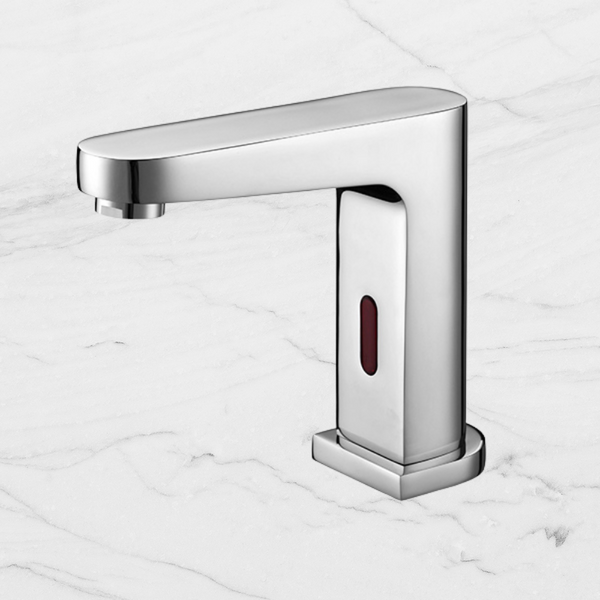 Nero Bianca Sensor Tap Chrome