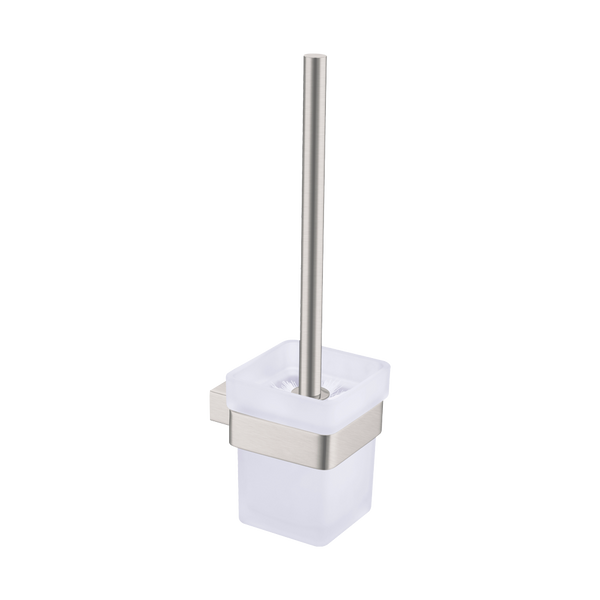 Nero Celia Toilet Brush Holder Brushed Nickel