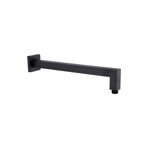 Nero Square Shower Arm Matte Black