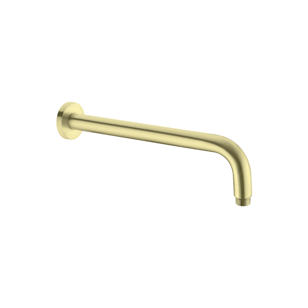 Round Shower Arm Brushed Gold