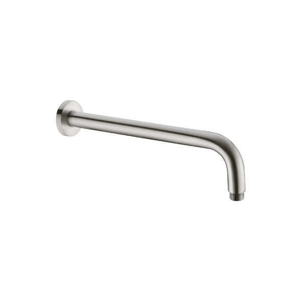 Nero Round Shower Arm Brushed Nickel