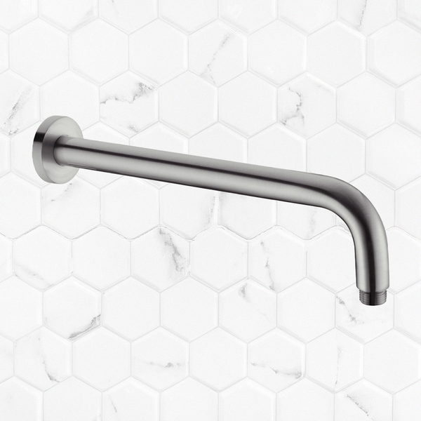 Nero Round Shower Arm Graphite