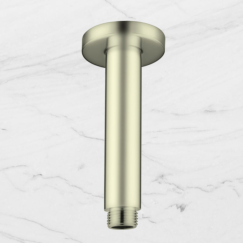 Round Ceiling Arm 100mm Brushed Gold
