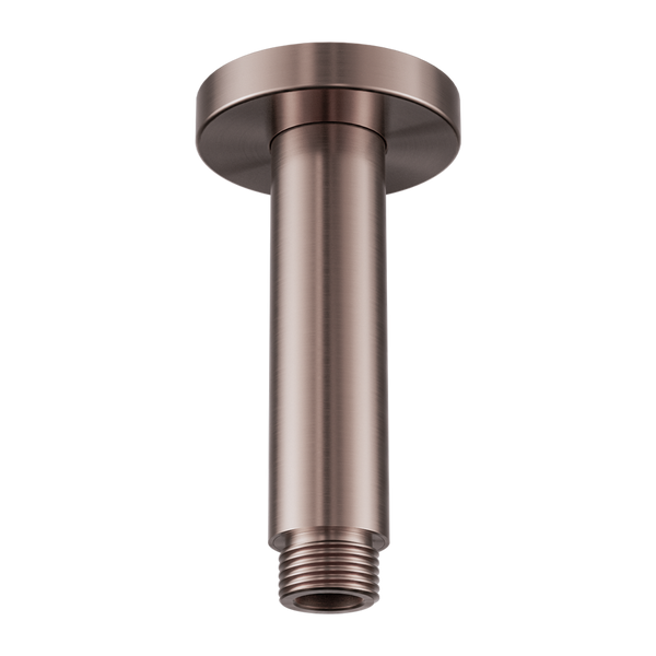 Nero Round Ceiling Arm 100mm Brushed Bronze