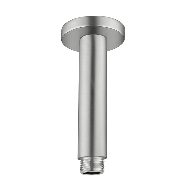 Nero Round Ceiling Arm 100mm Brushed Nickel