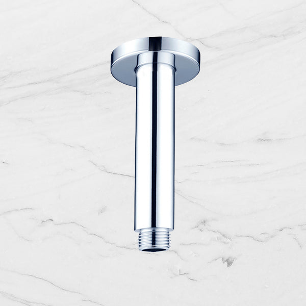 Nero Round Ceiling Arm 150mm Chrome