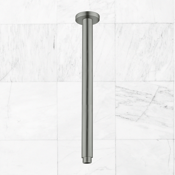 Nero Round Ceiling Arm 300mm Graphite