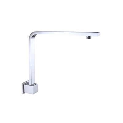 Nero Square Swivel Shower Arm Chrome