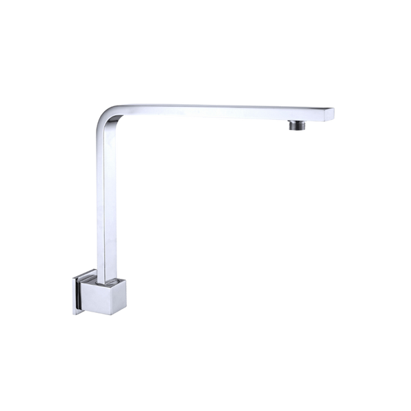 Nero Square Swivel Shower Arm Chrome
