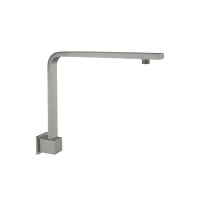 Nero Square Swivel Shower Arm Brushed Gunmetal