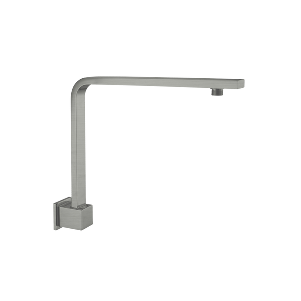 Nero Square Swivel Shower Arm Brushed Gunmetal