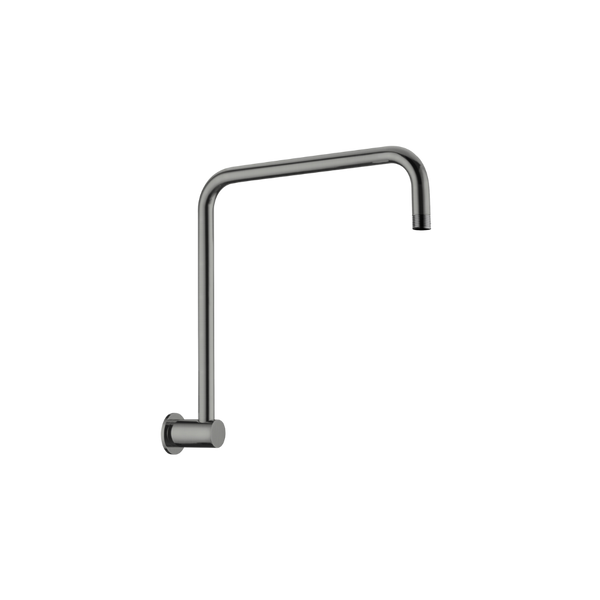Nero Round Swivel Shower Arm Brushed Gunmetal