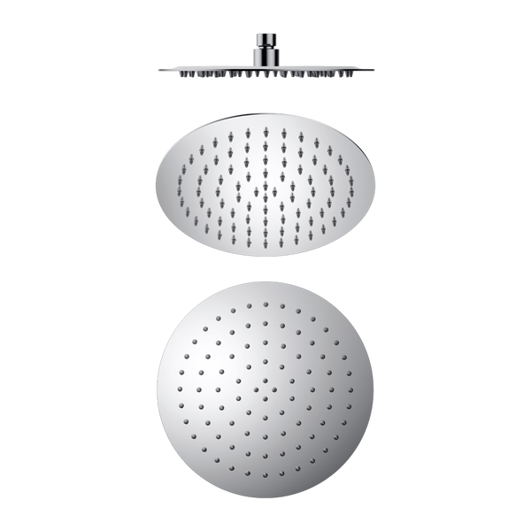 Nero 250mm Round Stainless Steel Shower Head 250mm 4 Star Rating Chrome