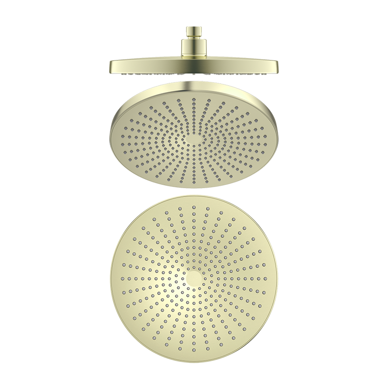 Opal Shower Head 250mm Brushed Gold