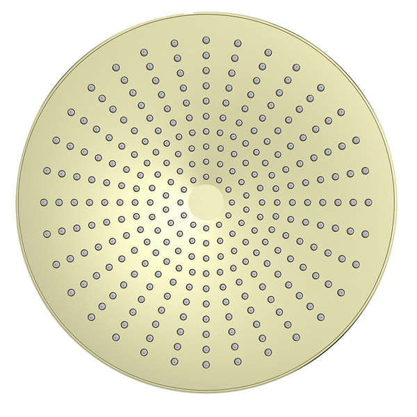 Nero Opal Shower Head 250mm Brushed Gold