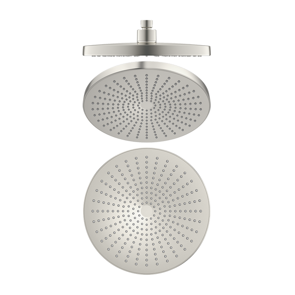 Nero Opal Shower Head 250mm Brushed Nickel