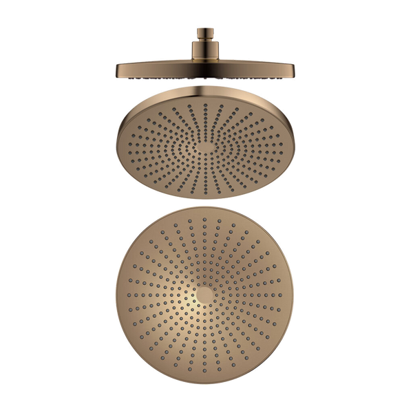 Nero Opal Shower Head 250mm Brushed Bronze